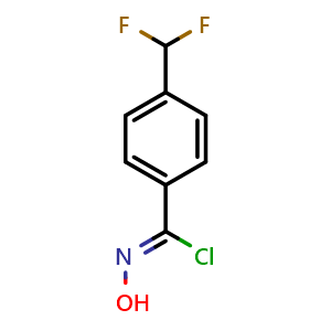 4-(difluoromethyl)-N-hydroxybenzimidoyl chloride