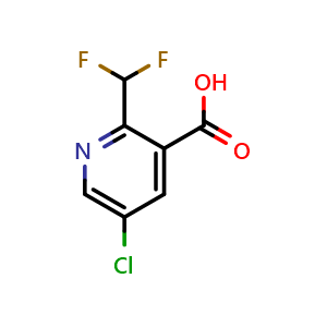5-chloro-2-(difluoromethyl)pyridine-3-carboxylic acid