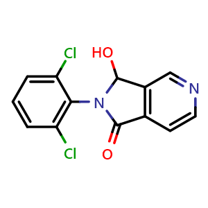 2-(2,6-dichlorophenyl)-2,3-dihydro-3-hydroxypyrrolo[3,4-c]pyridin-1-one