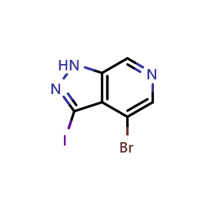 4-bromo-3-iodo-1H-pyrazolo[3,4-c]pyridine