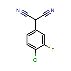 2-(4-chloro-3-fluorophenyl)malononitrile