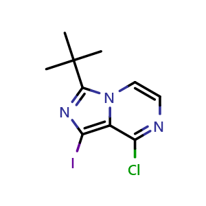 3-(tert-Butyl)-8-chloro-1-iodoimidazo[1,5-a]pyrazine