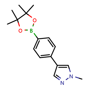 1-Methyl-4-(4-(4,4,5,5-tetramethyl-1,3,2-dioxaborolan-2-yl)phenyl)-1H-pyrazole