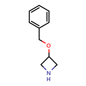 Chemical structure of 3-(Benzyloxy)azetidine , CAS 897086-95-2, AChemBlock O32528
