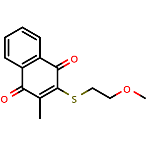 2-(2-Methoxyethylthio)-3-methylnaphthalene-1,4-dione