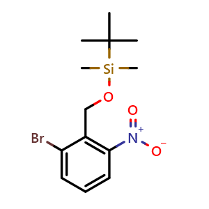 (2-Bromo-6-nitrobenzyloxy)(tert-butyl)dimethylsilane