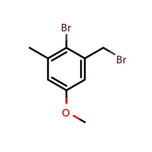 2-Bromo-1-(bromomethyl)-5-methoxy-3-methylbenzene