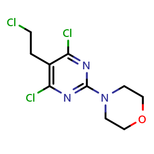 4-(4,6-Dichloro-5-(2-chloroethyl)pyrimidin-2-yl)morpholine