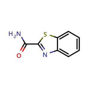 Chemical structure of Benzo[d]thiazole-2-carboxamide , CAS 29198-43-4, AChemBlock O32705