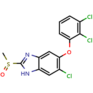 6-Chloro-5-(2,3-dichlorophenoxy)-2-(methylsulfinyl)-1H-benzo[d]imidazole