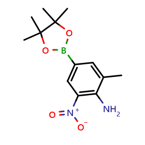 2-Methyl-6-nitro-4-(4,4,5,5-tetramethyl-1,3,2-dioxaborolan-2-yl)aniline