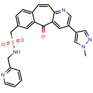 3-(1-Methyl-1H-pyrazol-4-yl)-5-oxo-N-(2-pyridinyLmethyl)-5H-benzo[4,5]cyclohepta[1,2-b]pyridine-7-methanesulfonamide