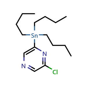 2-chloro-6-(tributylstannyl)pyrazine