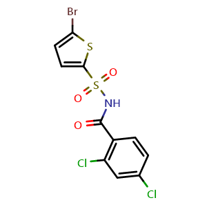 Chemical structure of Tasisulam , CAS 519055-62-0, AChemBlock O32865