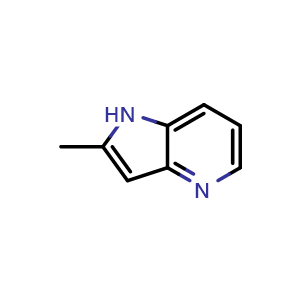Chemical structure of 2-Methyl-4-azaindole , CAS 73177-35-2, AChemBlock O32885