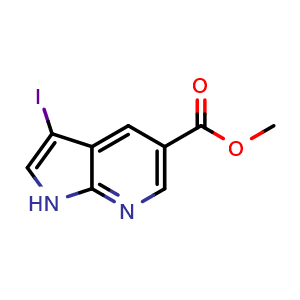 Methyl 3-iodo-7-azaindole-5-carboxylate