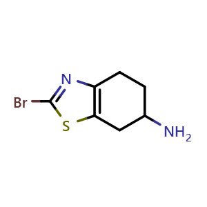 2-Bromo-4,5,6,7-tetrahydro-1,3-benzothiazol-6-amine