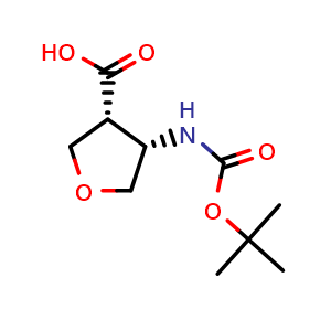 cis-4-tert-butoxycarbonylamino-tetrahydro-furan-3-carboxylic acid