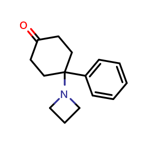 4-(azetidin-1-yl)-4-phenylcyclohexan-1-one
