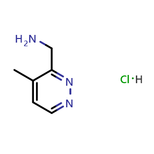 1-(4-methylpyridazin-3-yl)methanamine hydrochloride