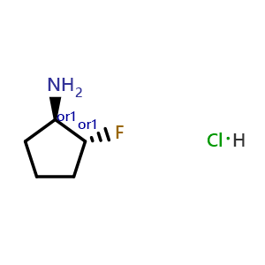 trans-2-fluorocyclopentan-1-amine hydrochloride