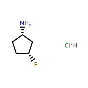 (1S,3R)-3-fluorocyclopentan-1-amine hydrochloride