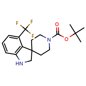 tert-butyl 4-trifluoromethylspiro[indoline-3,4'-piperidine]-1'-carboxylate