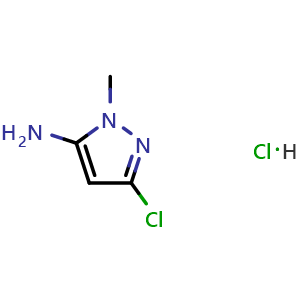 3-chloro-1-methyl-1H-pyrazol-5-amine hydrochloride