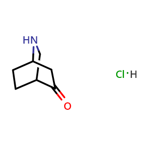 2-azabicyclo[2.2.2]octan-5-one hydrochloride salt