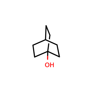 Chemical structure of bicyclo[2.2.2]octan-1-ol , CAS 20534-58-1, AChemBlock O33233