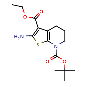 7-(tert-butyl) 3-ethyl 2-amino-5,6-dihydrothieno[2,3-b]pyridine-3,7(4H)-dicarboxylate