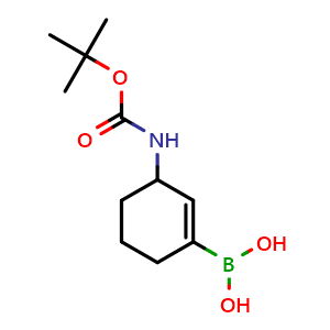 (3-{[(tert-butoxy)carbonyl]amino}cyclohex-1-en-1-yl)boronic acid