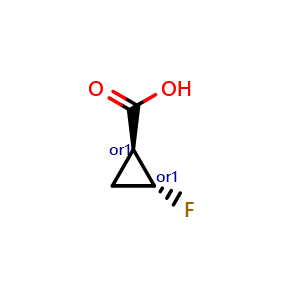 trans-2-fluorocyclopropanecarboxylic acid