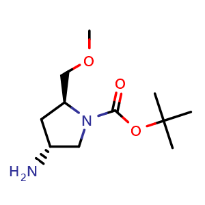tert-butyl (2S,4R)-4-amino-2-(methoxymethyl)pyrrolidine-1-carboxylate