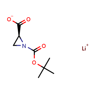 lithium (S)-1-(tert-butoxycarbonyl)aziridine-2-carboxylate