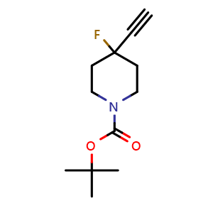 tert-butyl 4-ethynyl-4-fluoropiperidine-1-carboxylate