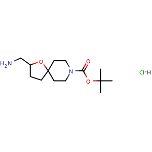 tert-butyl 2-(aminomethyl)-1-oxa-8-azaspiro[4.5]decane-8-carboxylate hydrochloride