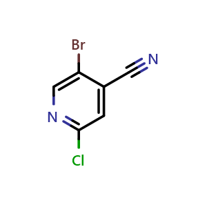 5-bromo-2-chloropyridine-4-carbonitrile