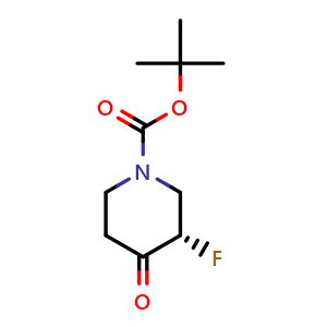 tert-butyl (3S)-3-fluoro-4-oxopiperidine-1-carboxylate