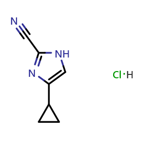 4-cyclopropyl-1H-imidazole-2-carbonitrile hydrochloride