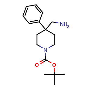 tert-butyl 4-(aminomethyl)-4-phenylpiperidine-1-carboxylate