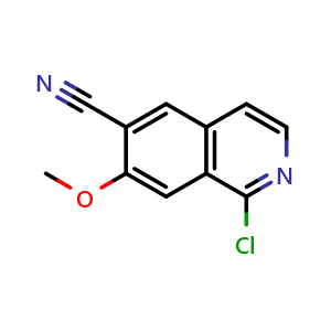 1-chloro-7-methoxyisoquinoline-6-carbonitrile