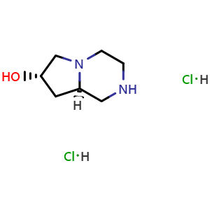 (7S,8aR)-octahydropyrrolo[1,2-a]piperazin-7-ol dihydrochloride