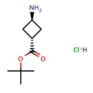 tert-butyl trans-3-aminocyclobutane-1-carboxylate hydrochloride