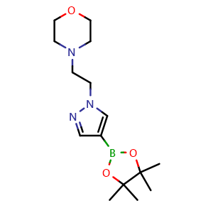 4-{2-[4-(tetramethyl-1,3,2-dioxaborolan-2-yl)-1H-pyrazol-1-yl]ethyl}morpholine