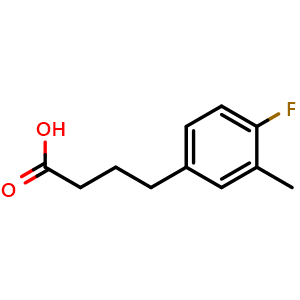 4-(4-Fluoro-3-methylphenyl)butanoic acid