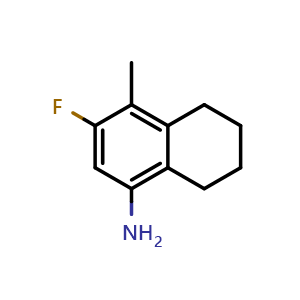 3-Fluoro-4-methyl-5,6,7,8-tetrahydronaphthalen-1-amine