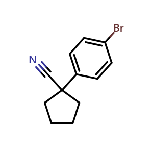 1-(4-Bromophenyl)cyclopentanecarbonitrile