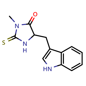 Chemical structure of Necrostatin-1 , CAS 4311-88-0, AChemBlock O33704
