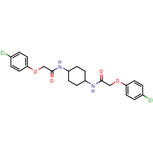 Chemical structure of ISRIB , CAS 548470-11-7, AChemBlock O33713
